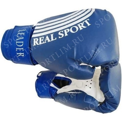 Перчатки боксерские LEADER4 унций, синий
